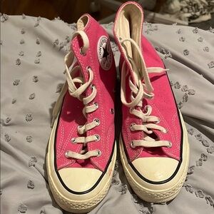 Converse Pink High-Top Sneakers